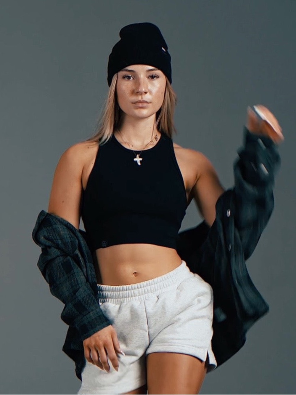 EKKO WOMENS CROPPED BEATER